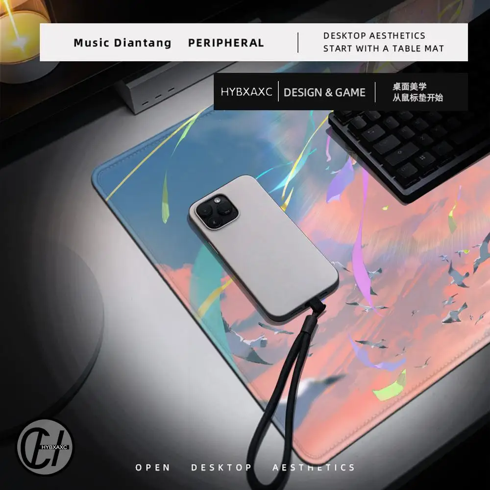 Wuthering Waves Mouse Pad Laptop Desk Mouse Mat PC Anime Man Brant Keyboard Pad Computer Gaming Accessories Mousepad Table Mat