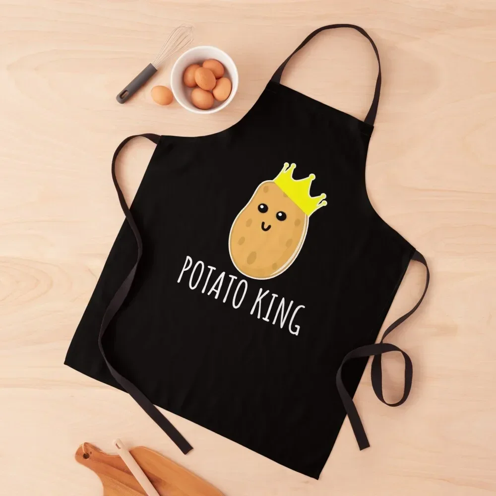 

Potato King - Funny Potato gift Apron men Men'ss useful gadgets for home Kitchen Women Apron