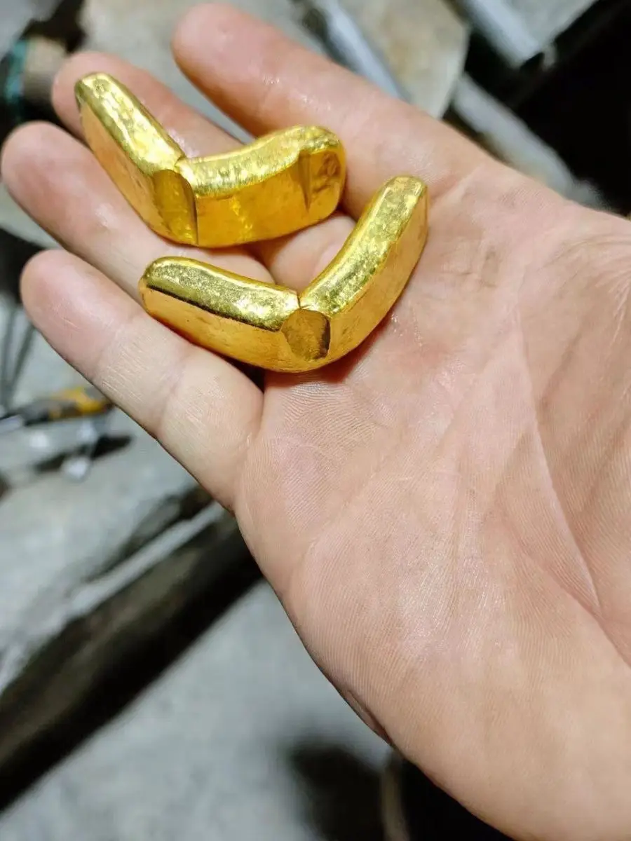ذهب البنغال الأحمر المقلد، مادة خام، ذهب محروق، سبيكة ذهب، قوالب ذهب، حبوب ذهب، ذهب محاكاة لا يتغير لونه، ديكور خارجي #1
