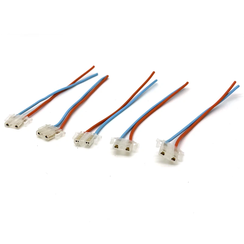 5pcs 2/3/4 Pins Motorcycle Button Switch Connecters Wire Plug For Start Horn Turn Signal High Low Beam Switchs Moped Scooter