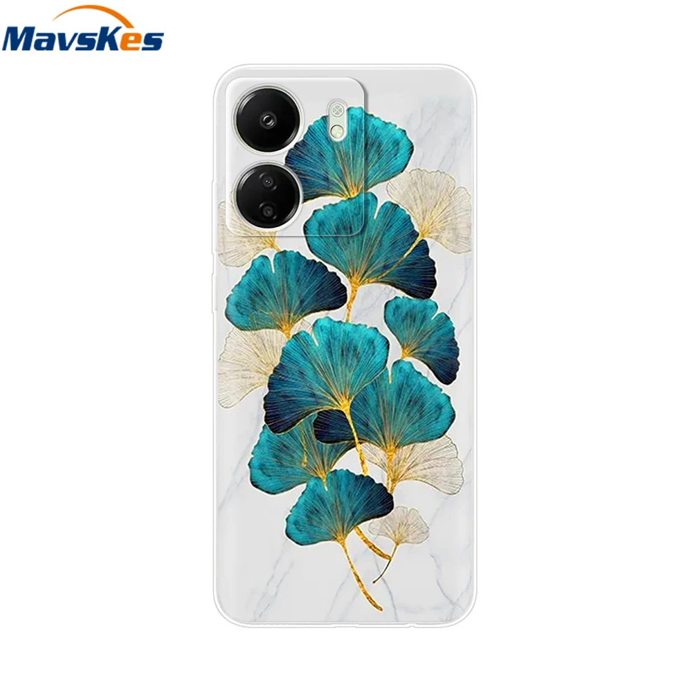 Soft Clear TPU Case For Xiaomi Poco C65 Case Redmi 13C Silicone Back Cover Phone Cases For Xiaomi Redmi 13C PocoC65 Bumper Coque