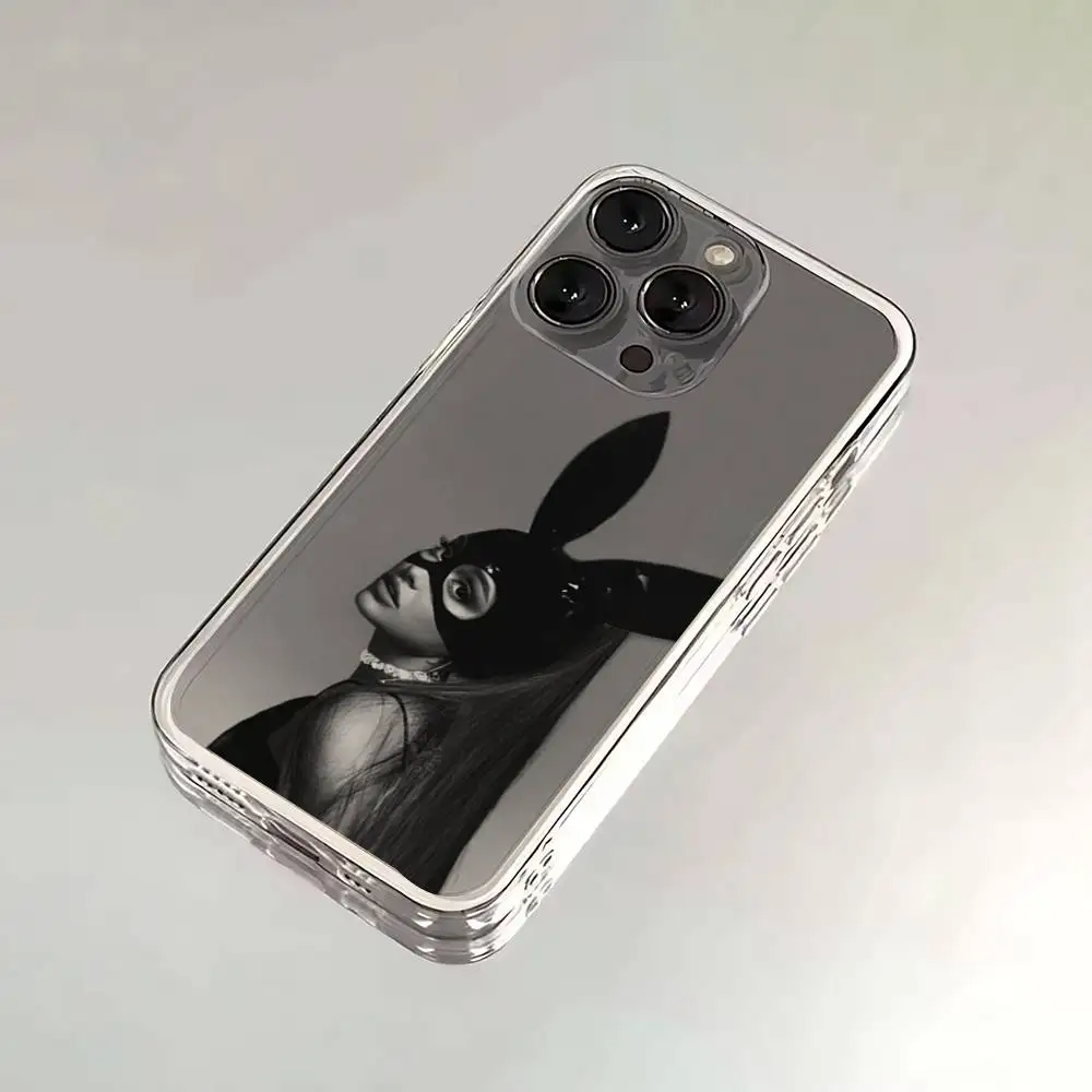 Funda de teléfono Hot Singer A-Ariana G-Grandes para iPhone 17,16,15,14,13,12,Pro,Max,Plus,E,SE4,Air,Mini cubierta transparente
