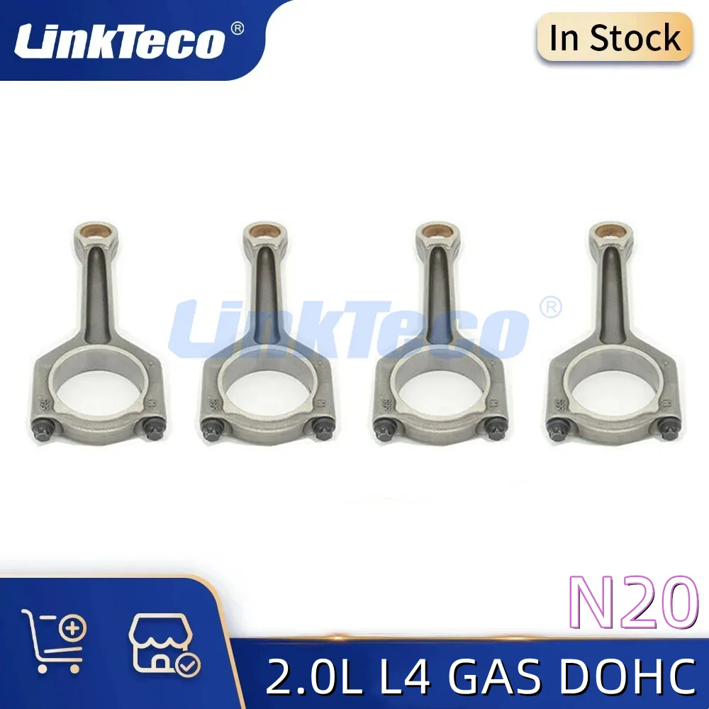 

4Pcs Car Engine Connecting Rod For BMW 220i 228i 320i 328i 420i 428i 520i 528i X1 X3 X4 X5 Z4 E84 F10 2.0 L L4 GAS DOHC N20