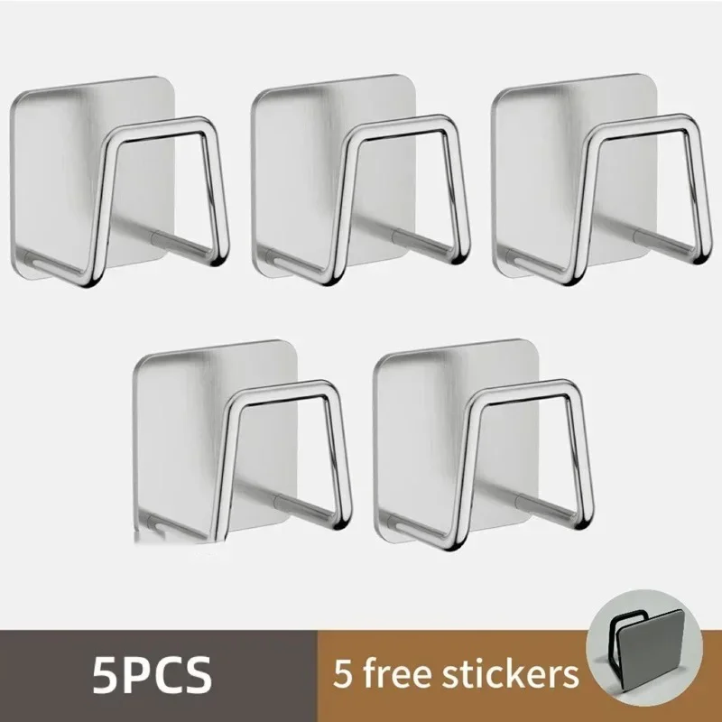 Multifunktionale Küche Edelstahl Waschbecken Schwämme Halter Selbstklebende Ablauf Trocknen Rack Küche Wand Haken Zubehör