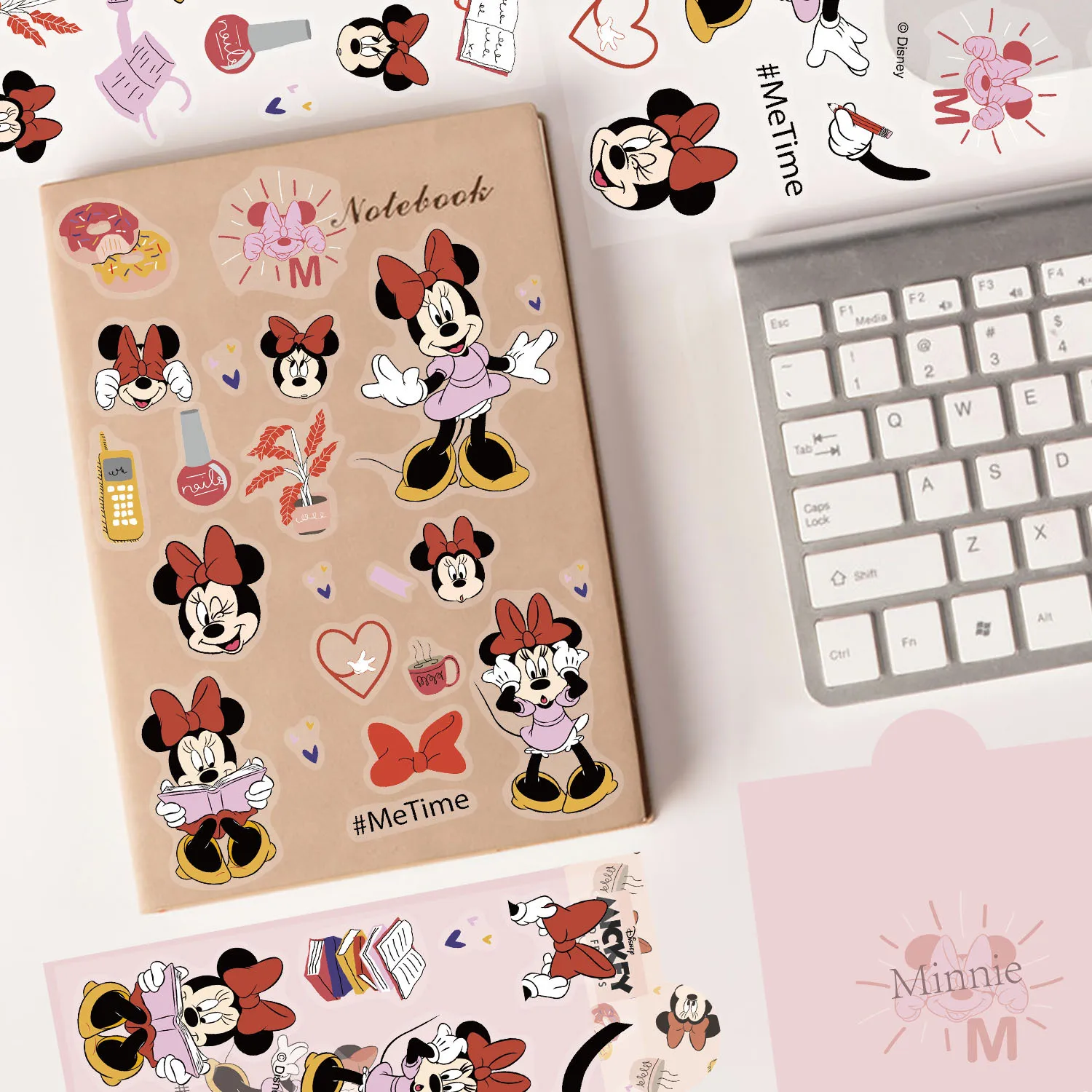 

Disney Zootopia Minnie Mouse Series Cartoon Stickers Decorate Luggage and Phone Cases, Officially Licensed New PET Stickers