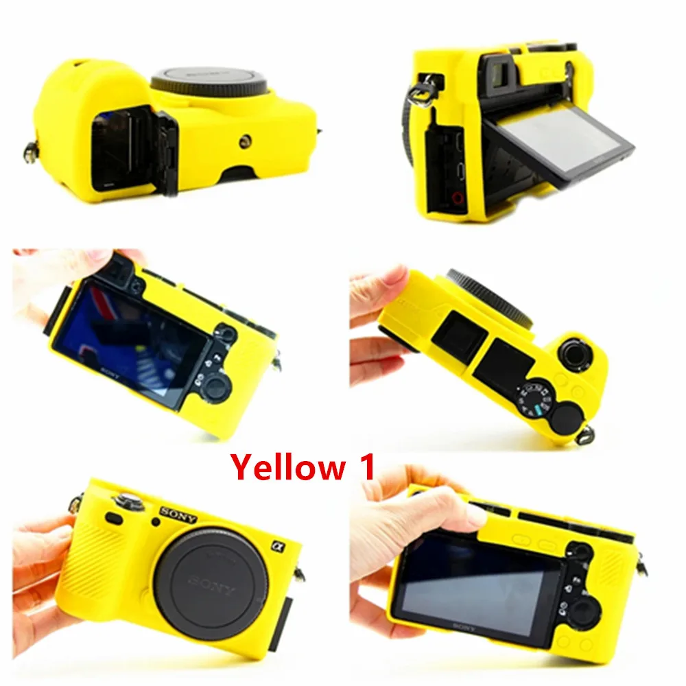 Rubber Silicon Case Body Cover Protector Skin for Sony A6500 ILCE6500 ILCE-6500 Camera