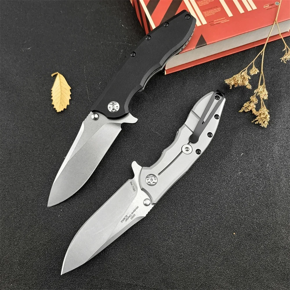 

0562 Bearing Flipper Pocket Folding Knife 8Cr13Mov Blade 420 Steel+G10 Handles Outdoor Tactical Knives Camping Hunting EDC Tool