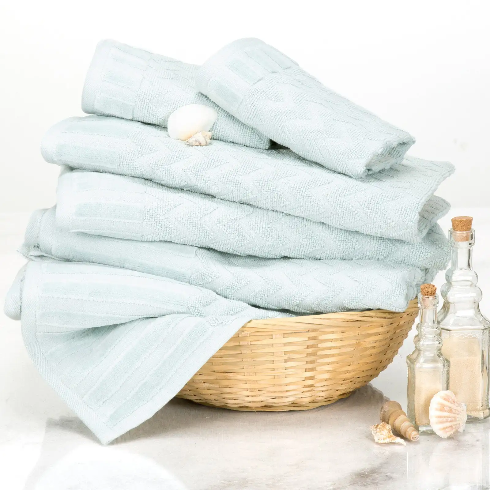 

Chevron Egyptian Cotton 6 Piece Towel Set