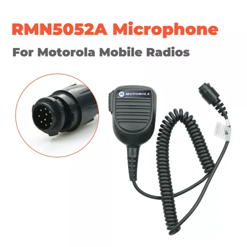 Motorola RMN5052A Mobile Speaker Microphone for XIR-M8268 XPR5350 XPR4300 XPR4350 XPR4500 XPR4550 XPR5550 Series Mobile Radios