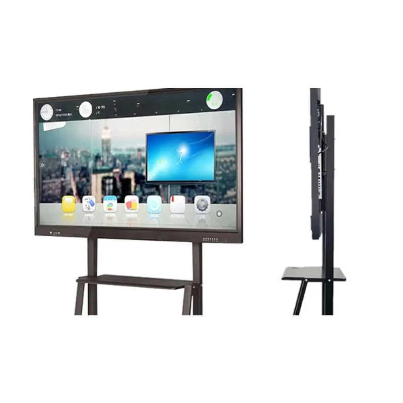 Custom Size Interactive Flat Panel, 4K UHD Touch Screen, Office Education Smart Display With Android Windows Dual System