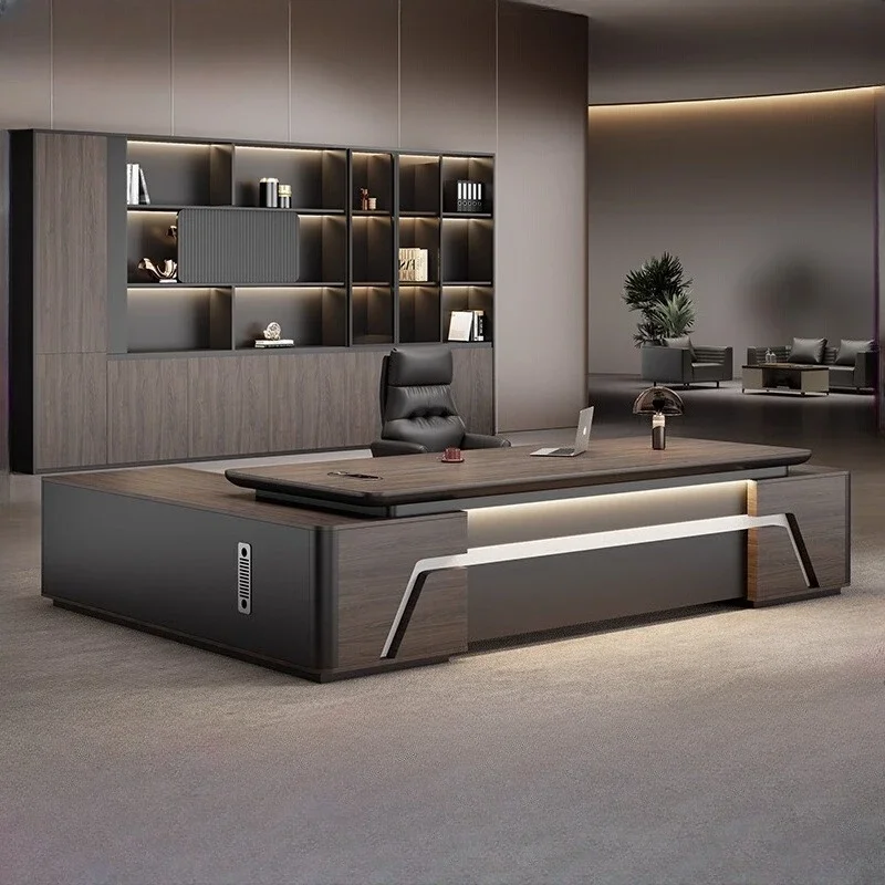 Smart Charging Organizer Ergonomic Motion Control Office Solution Secretária Executiva Furniture Executive Pro Standing Desk