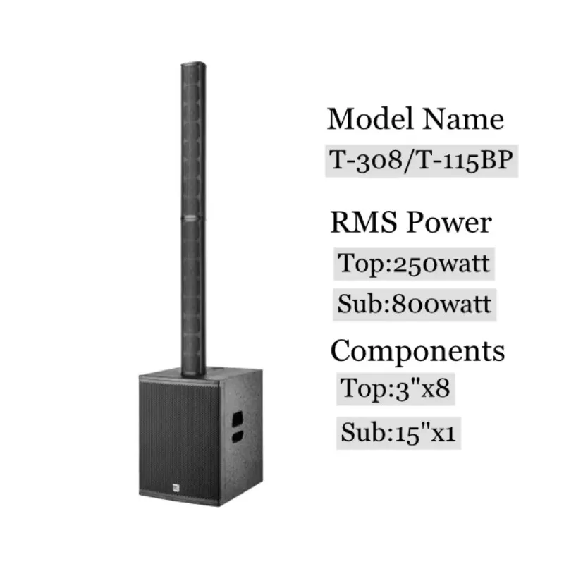 Professional line array system outdoor high-power audio speaker