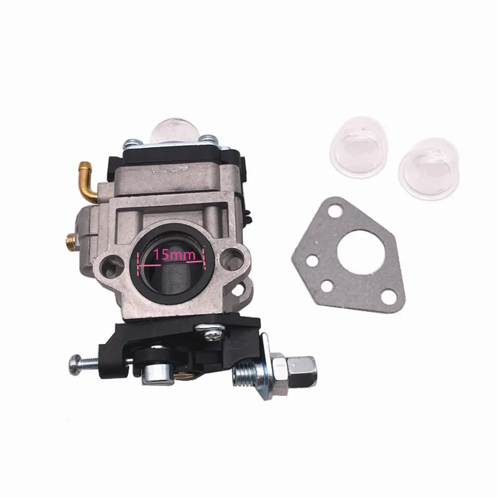 Carburetor 10mm 15mm For Brush Cutter Engine TU26 34F 36F 260 330 For Brushcutter 43cc 49cc 52cc Chainsaw  Accessories Parts