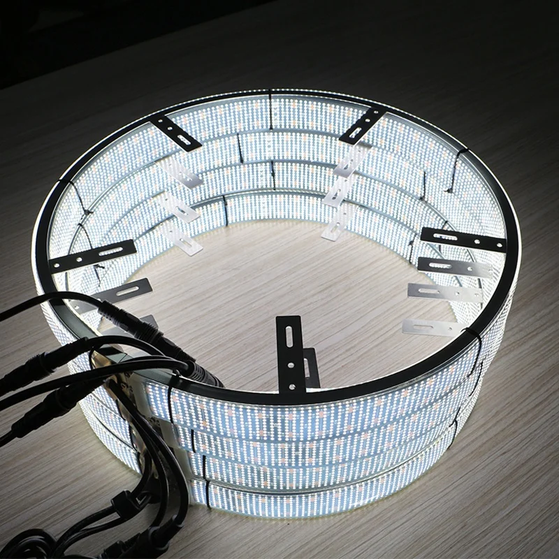 High Brightness 10 Row Pure White LED Wheel Lights IP68 Waterproof 5 Row Rim Lamp Set For Truck Interior Exterior