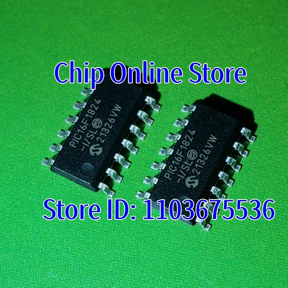 

5~100pcs PIC16F1824-I/SL PIC16F1824T-I/SL PIC16F1824 SOIC14 New Original 8 Bit Microcontroller MCU