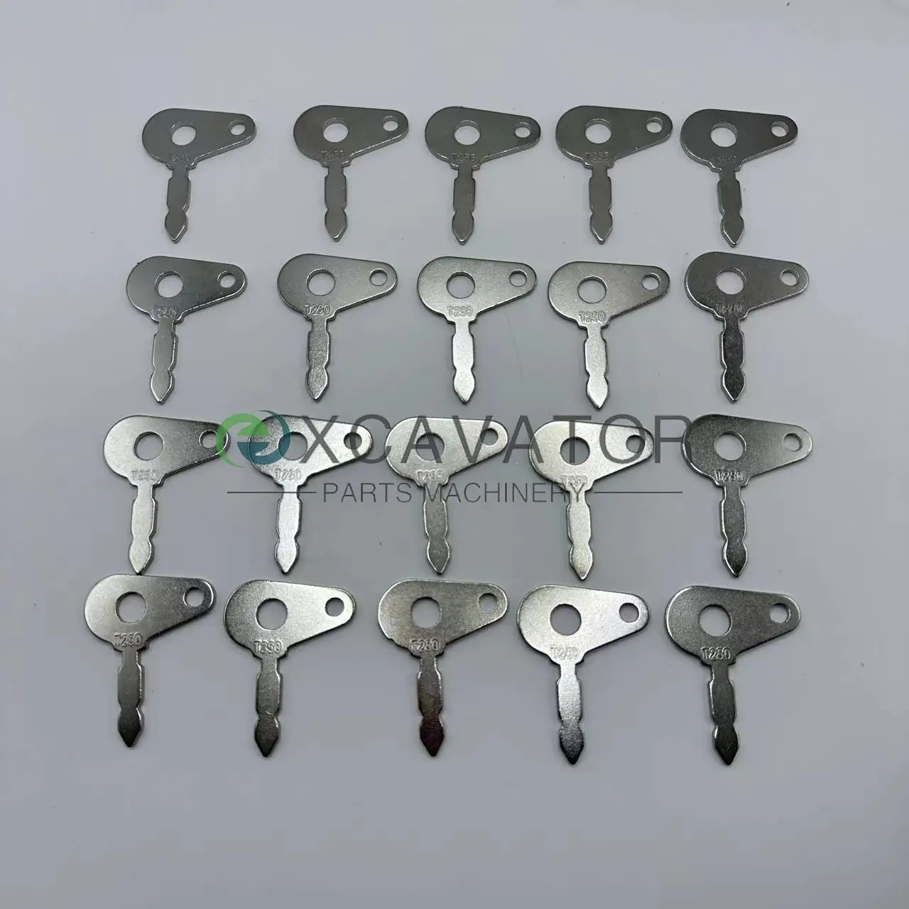 20PCS T250 Excavator Key For Lucas Benford Terex Cace Ford Massey Ferguson Master Plant 54324157