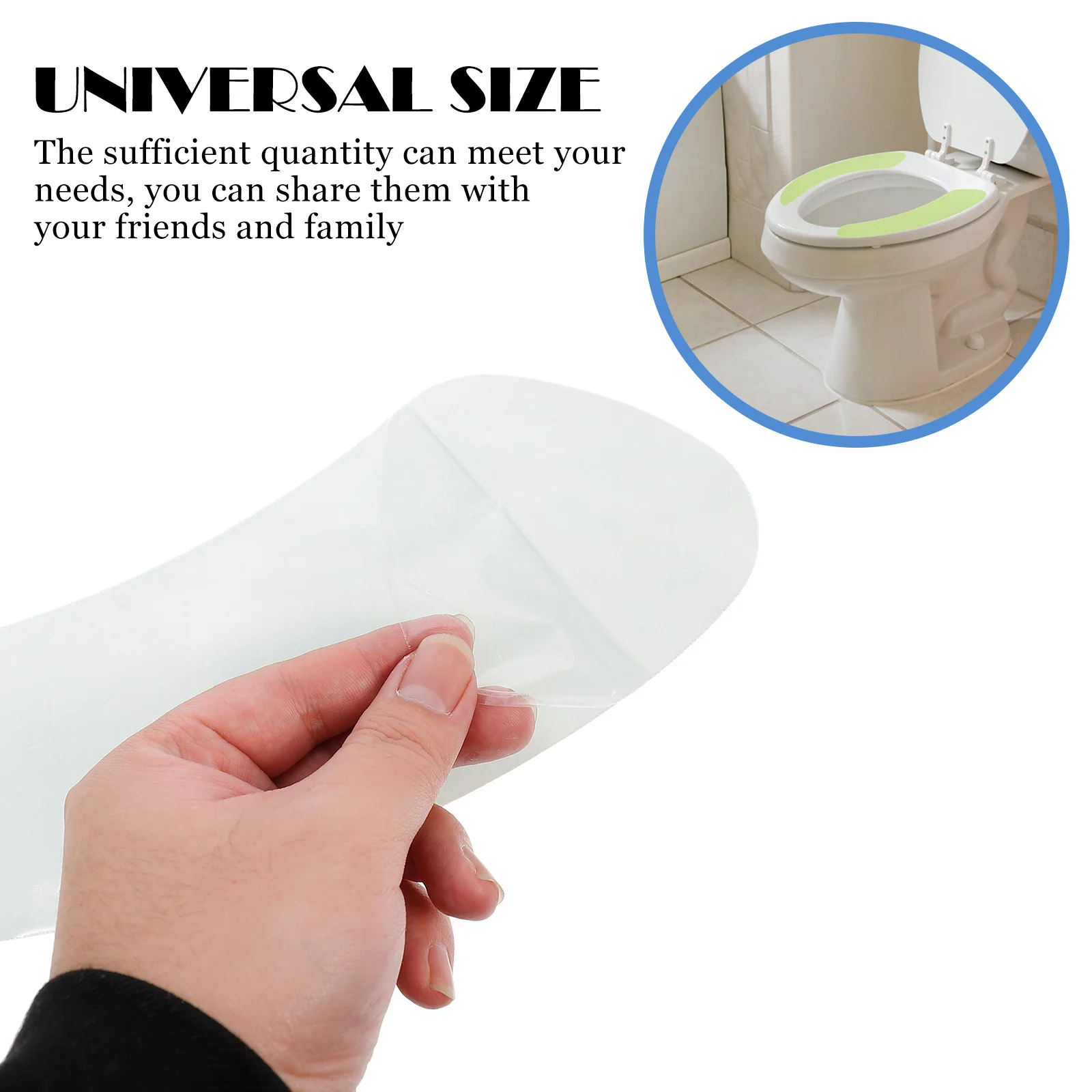 

8Pairs Bathroom Toilet Seat Cushions Soft Fabric Universal Size Self-Adhesive Washable Sticky Toilet Seat Pads Comfortable Warm