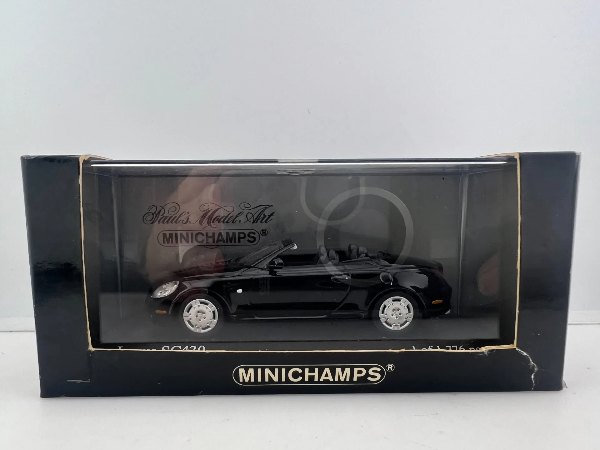 

Diecast Mini Cut 1/43 Scale Lexus Sc430 Convertible Alloy Car Model Collectible Toy Gift Souvenir Display Ornament