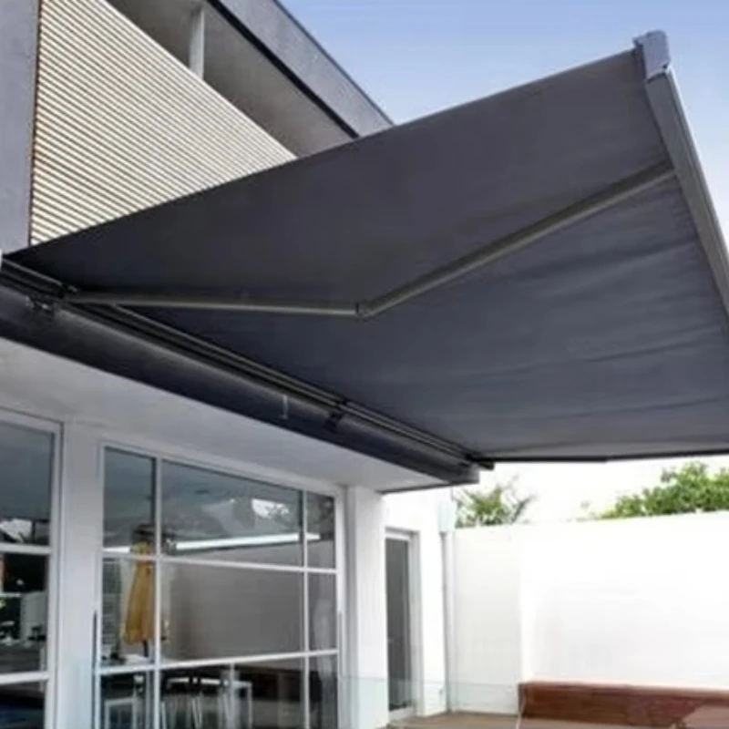 

Awning Factory Outdoor Patio Toldos Para Patios Sensor Aluminum Full Cassette Motorized Awning Retractable Awning Price