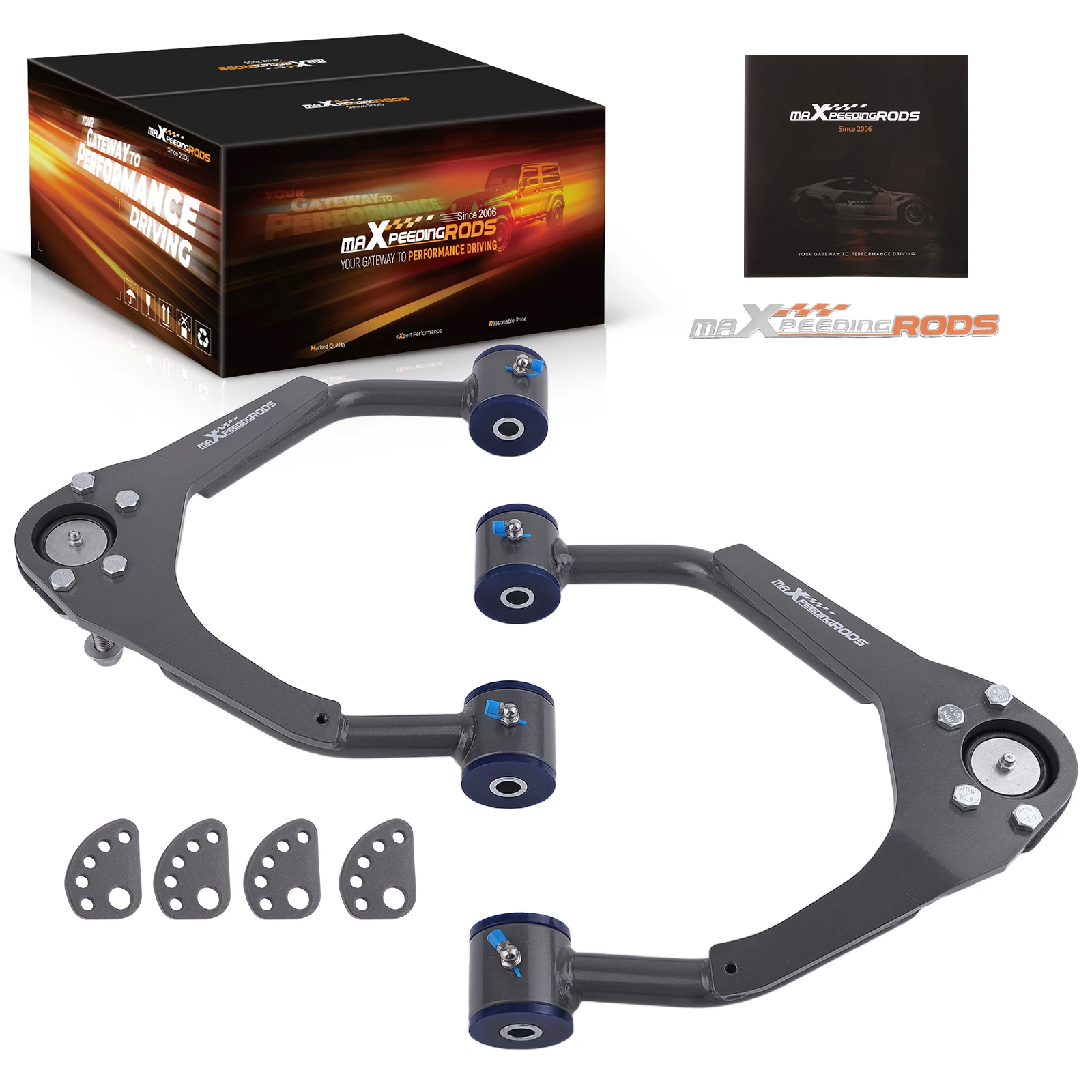 Maxpeedingrods 2x Upper Drop Alignment Control Arms Drop Kits 3-4