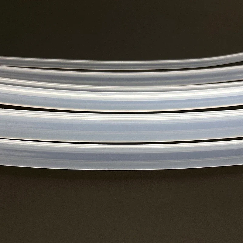 Tubo de PTFE resistente al calor de varios tamaños ID 0,8 mm ~ 12 mm -70 ° C a -260 ° C Tubo aislante de tubo transparente resistente al desgaste antiadherente