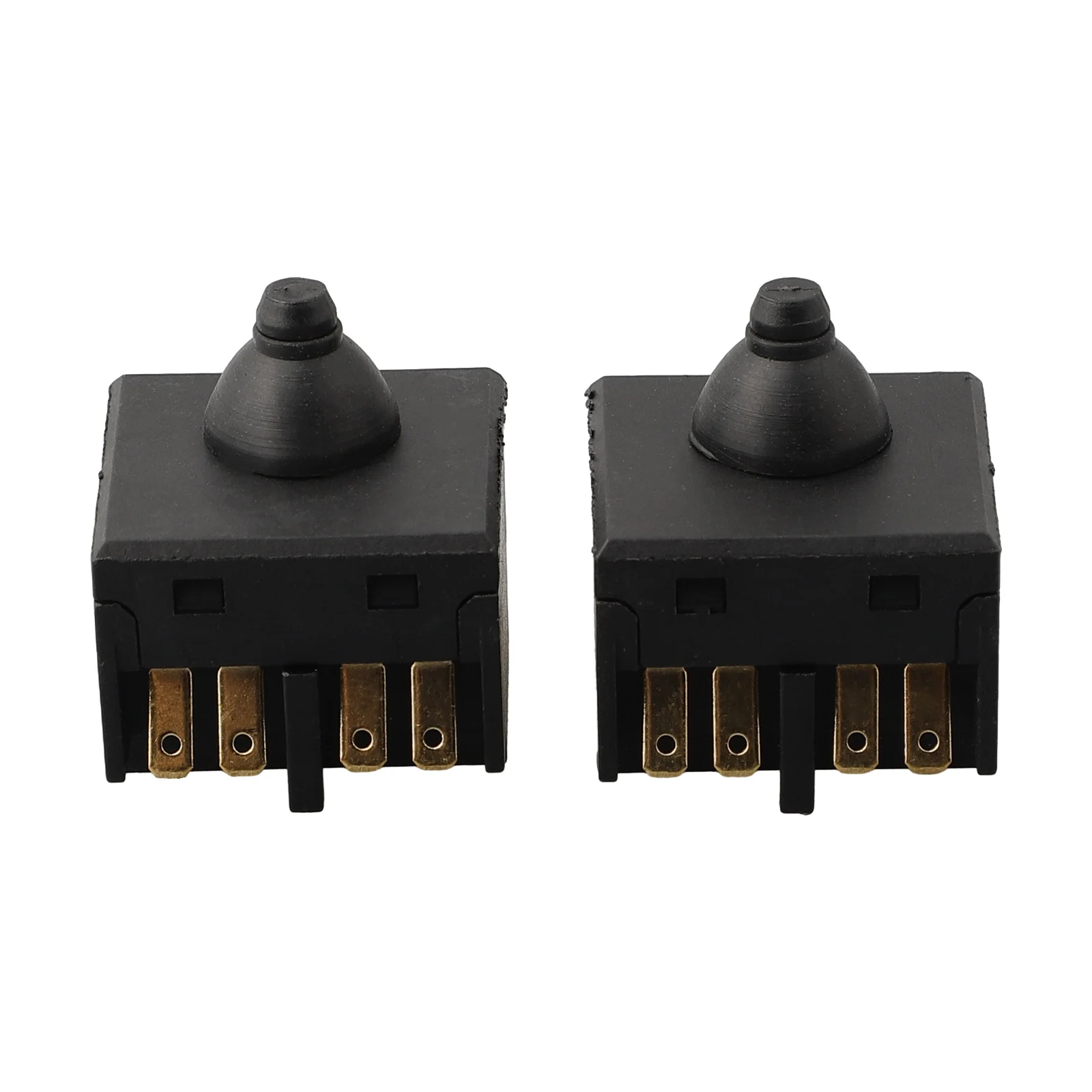 2pcs  Push Button Switch 2.5cm Replacement Parts For 100 Type Angle Grinder Electric Polishing Machine Power Tool Accessory