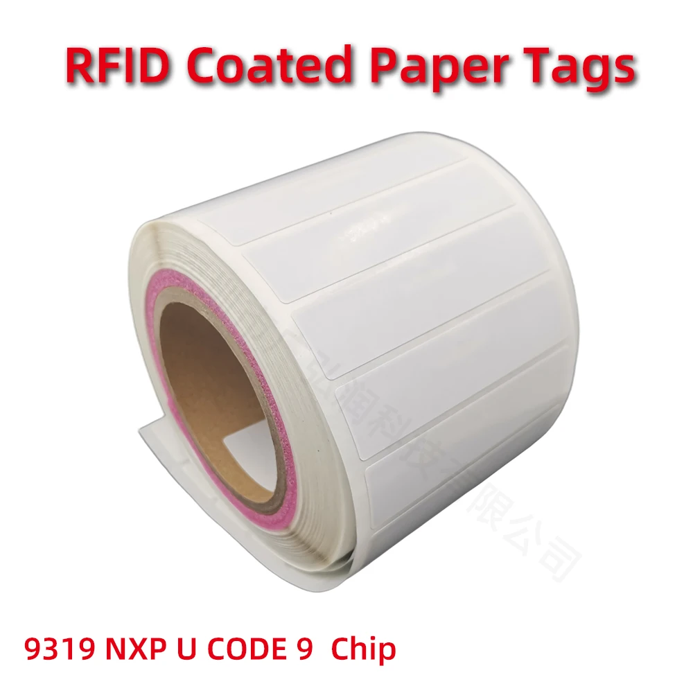 RFID UHF Tags Sticker 860-960MHz Long Range UCODE U9 Lable Adhesive for Sports Timing Race Vehicle Asset Inventory Rfid