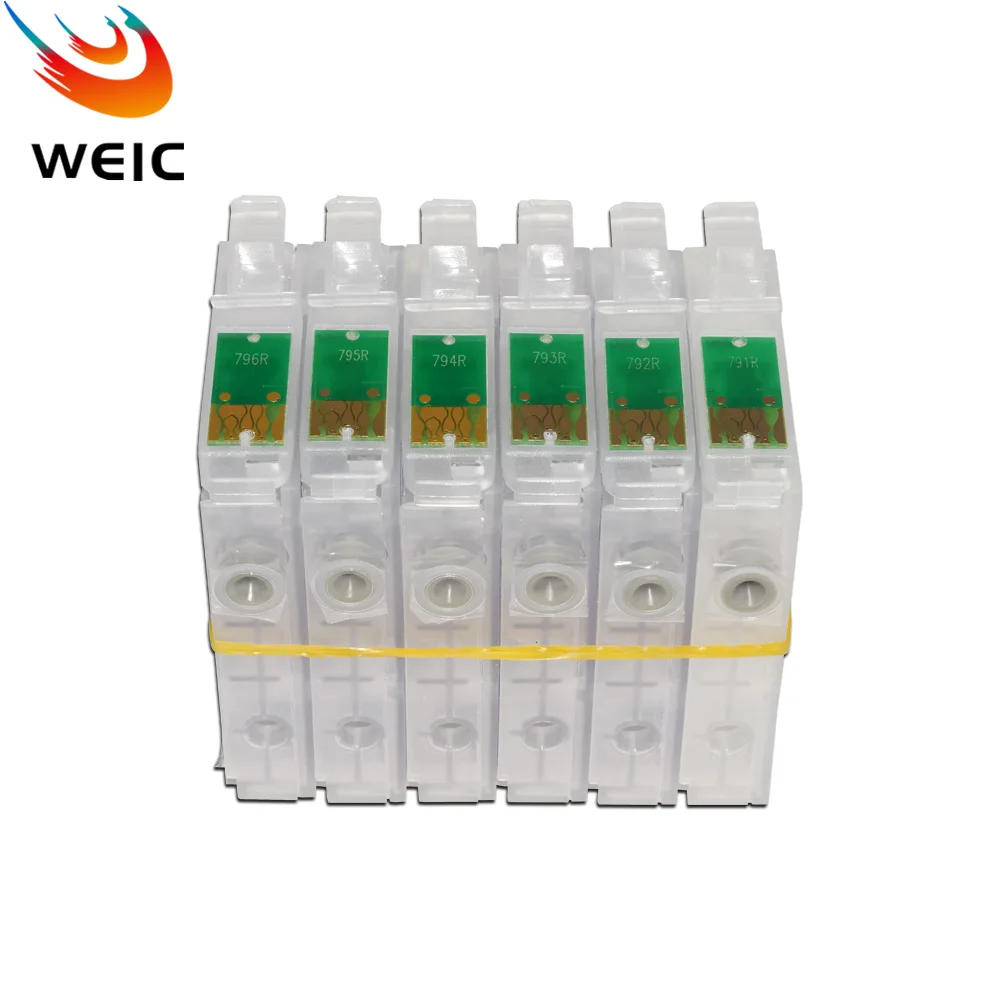 82 82N T0821-T0826 Refillable Ink Cartridge for Epson Stylus Photo R390 R270 R290 R295 RX590 RX615 RX610 RX690 Printer - Image 5