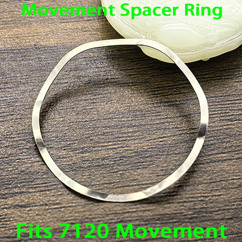1/2/5 PCS 7120 Movement Spacer Ring Metal Ring Fits 7120 Movement Replace Parts Fixed Movement Prevents Vibration Tools