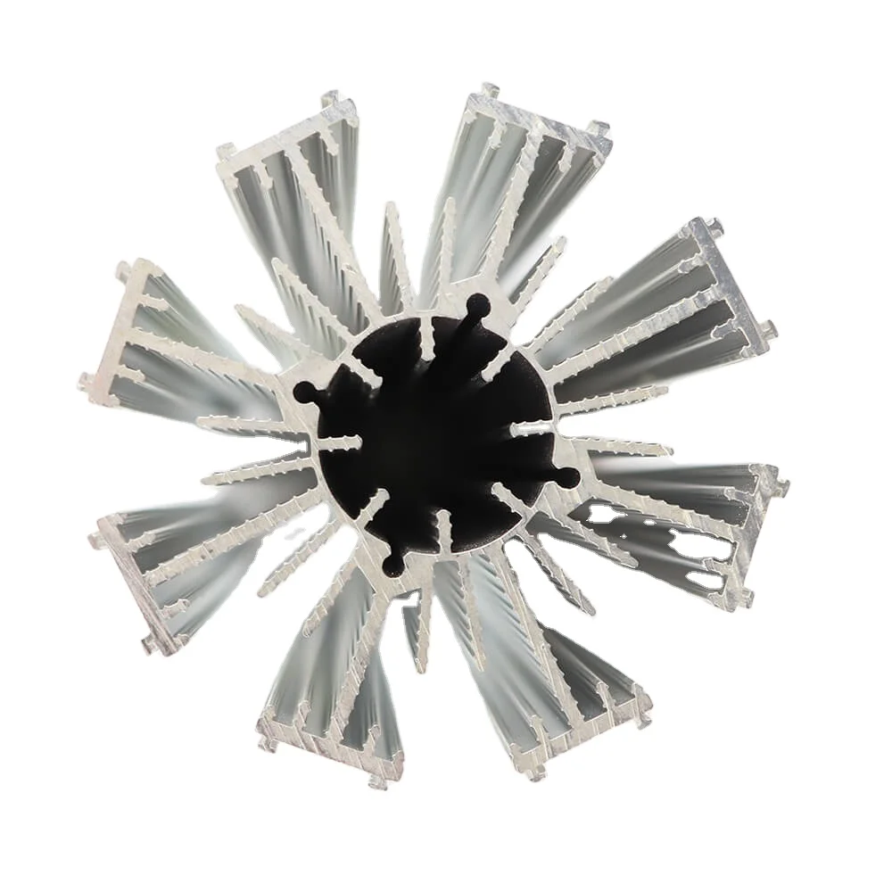 Aluminum Profile Heat Sink Strip Silver Sliver Round Extrusion Profil Aluminum 16 Extruded Polished