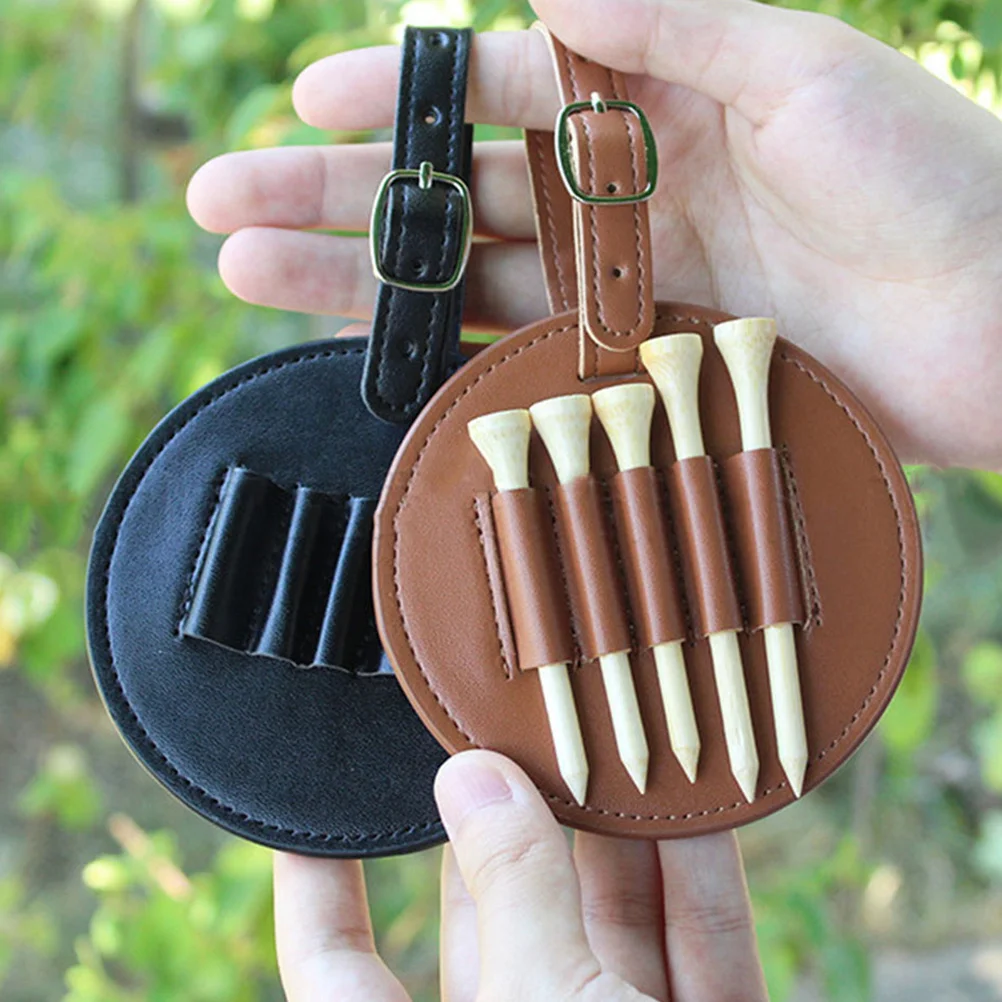 

Golf Tee Cover Portable Tees Keeper For Men Golfing Accessories Outdoor Training Equipment Organizer Holder