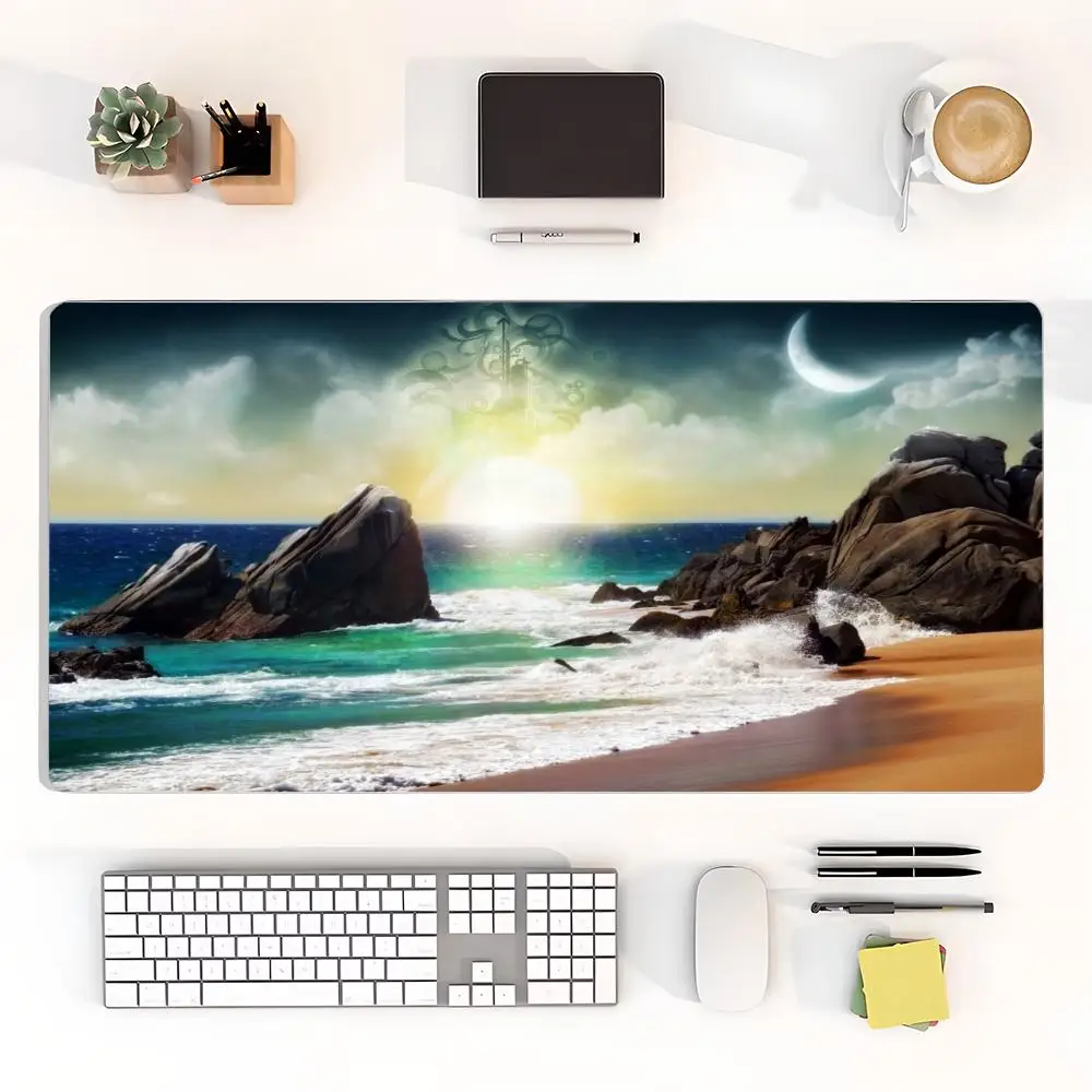 

Slim & Lightweight Mouse Pad Multi-Size non-slip Gaming mouse pad Gamer E-Sports Mouse Mat Game Mechanical Keyboard XXL Desk Mat