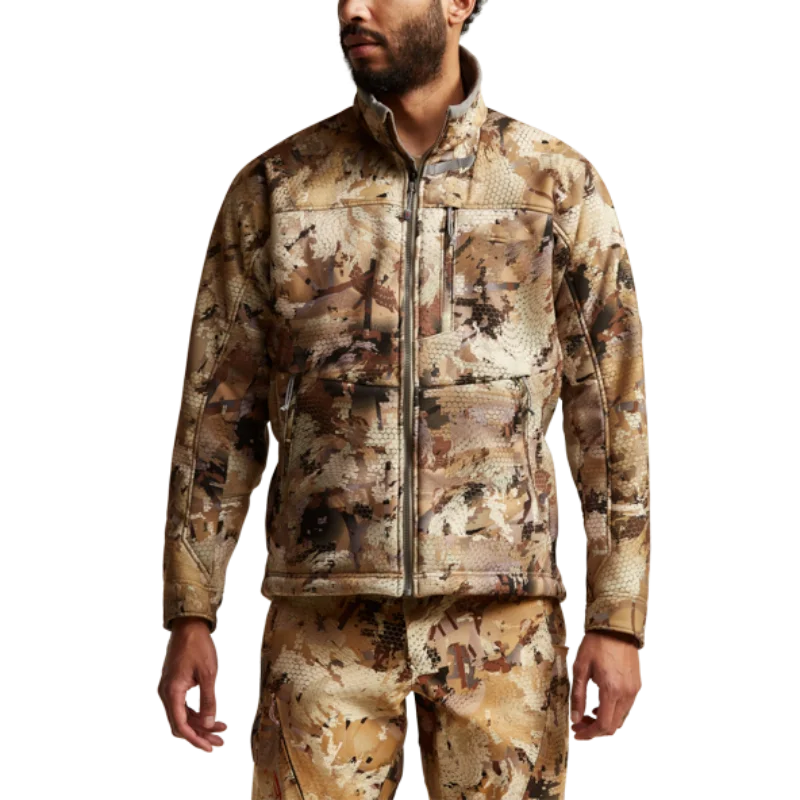 Pánská voděodolná, větruodolná, teplá lovecká bunda, střední vrstva, tichá třívrstvá kompozitní fleecová tkanina pro outdoorové vybavení - náhled 4