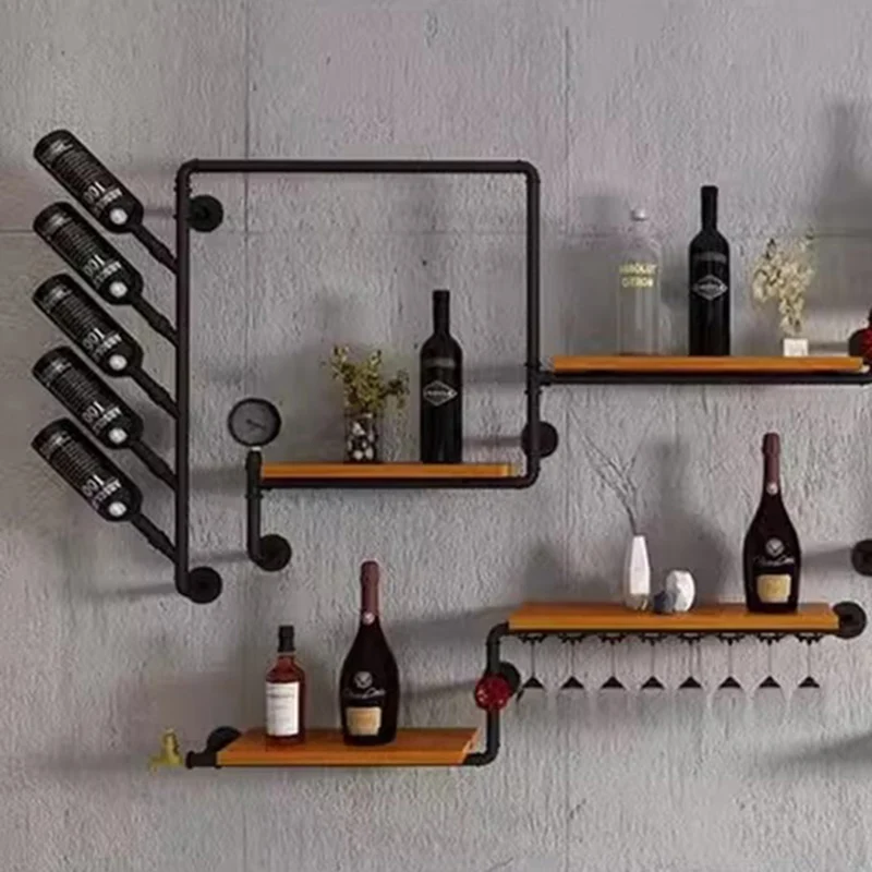 Armadietto da vino in stile europeo, cantina, bar, mobili da parete per mobili per la casa, porta in vetro, mini armadio, organizer per caffè, display in legno