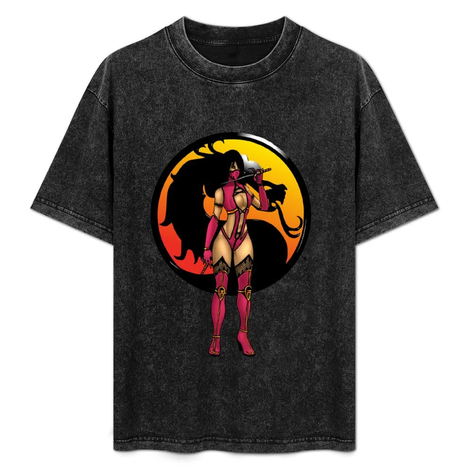 Mortal Kombat - Mileena T-Shirt vintage t shirts anime stuff cotton graphic tees anime shirts men