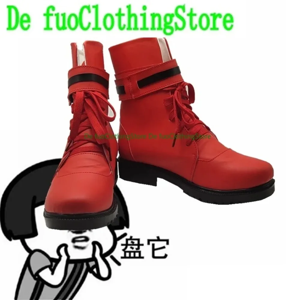 เสื้อผ้า คอสเพลย์ ชุดอนิเมะ รองเท้า ไฟนอลแฟนตาซี 7 รองเท้าคอสเพลย์ทีฟา การปรับแต่งอุปกรณ์ประกอบฉาก การปรับแต่งตามภาพ