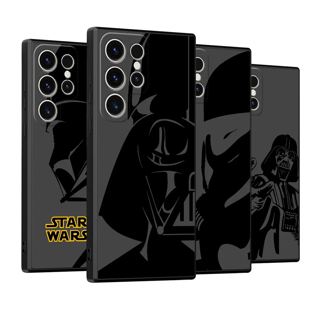 Phone Case for Samsung Galaxy S21 S23 S24 Ultra 5G S8  Edge S10e  S10 S22 Plus S20 FE Disney S-Star W-wars cool face Cover