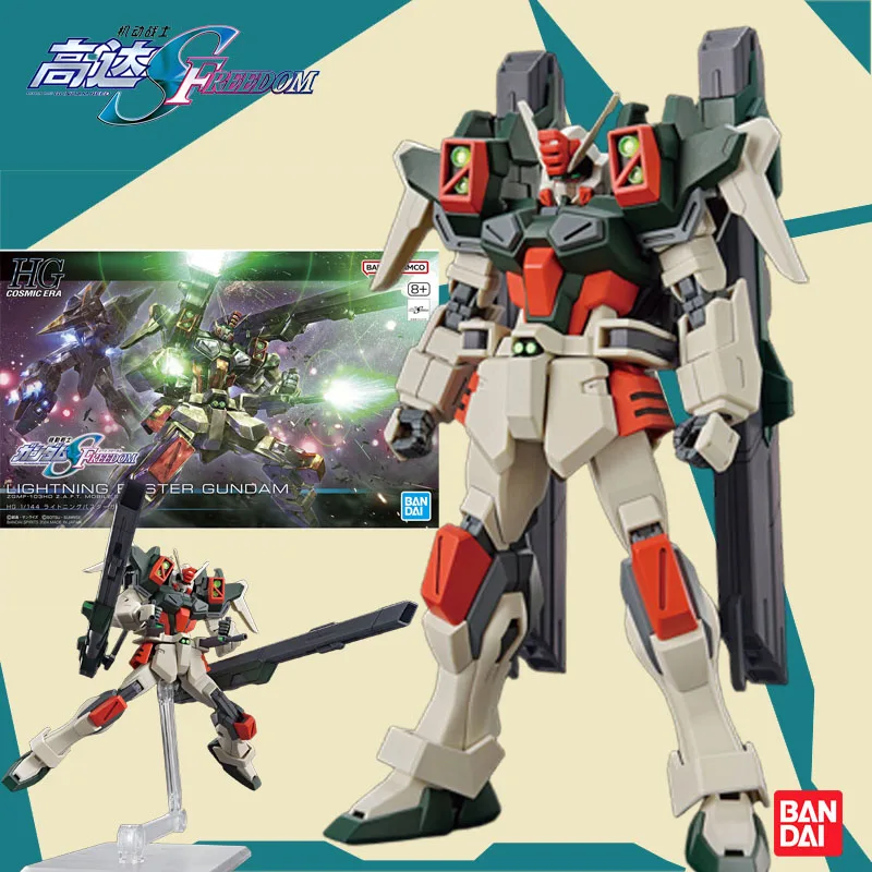 

Bandai оригинальный HG 1/144 LIGHTNING BUSTER GUNDAM аниме фигурка в сборе модель игрушки для мальчиков и девочек детский подарок Collectible ModeL