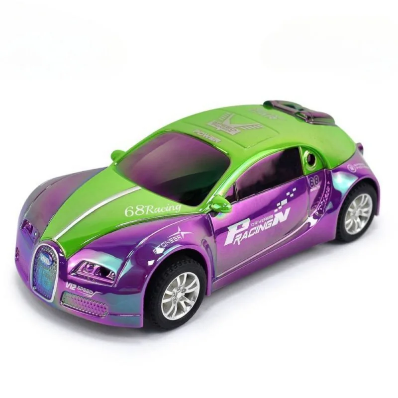 Metalen voertuig Mini-autospeelgoed 1:32 Hoogwaardig plastic automodel met licht en geluid Miniatuur speelgoed Kerstcadeau voor kinderen