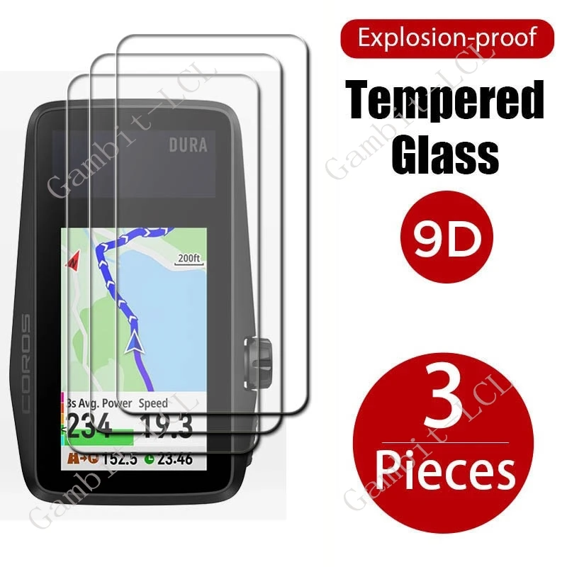 3PCS 9H HD Original For Coros DURA Tempered Glass Protective On
