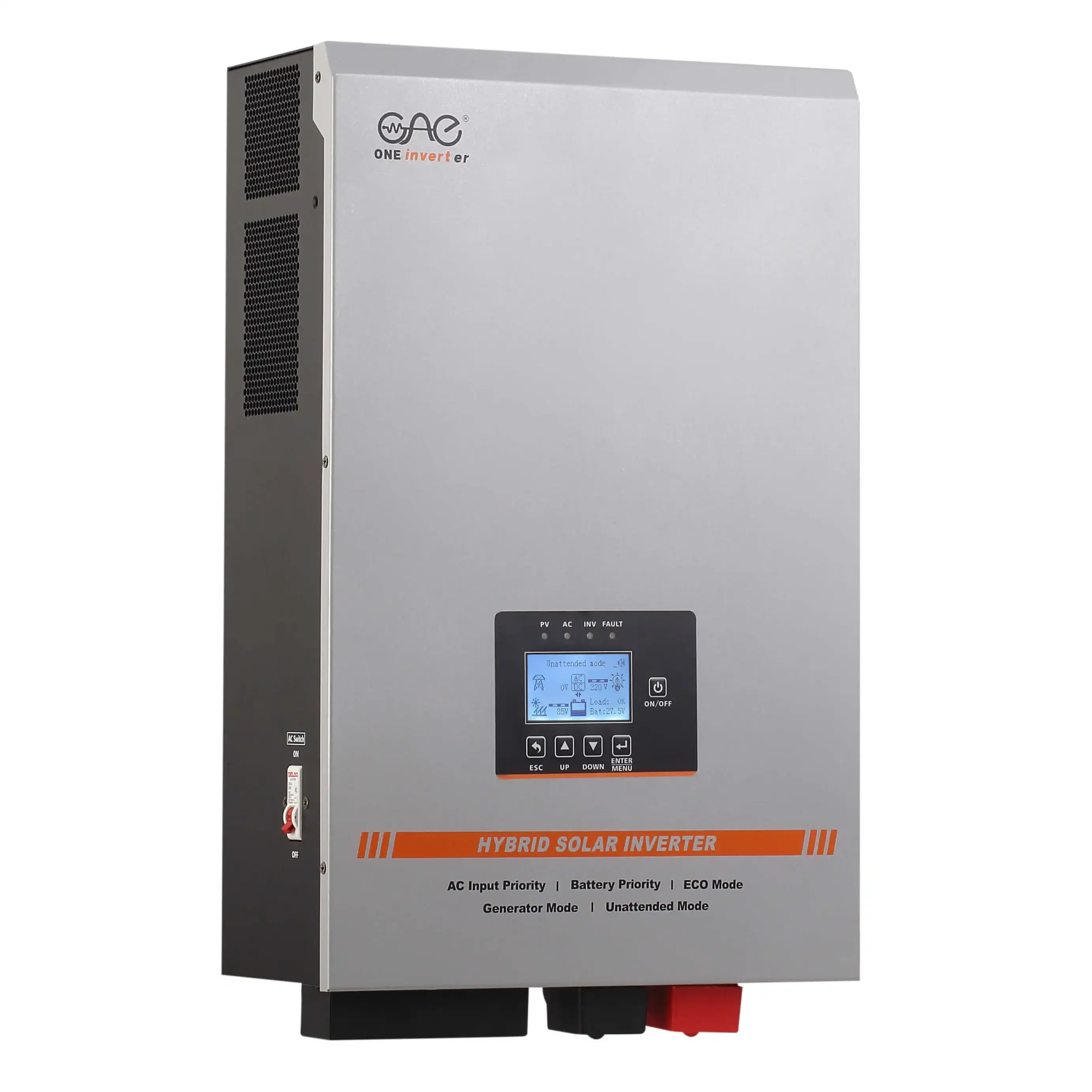 

Off-grid Pure Sine Wave 6 Kw Solar Inverter 48v Hybrid Inverter Toroidal Solar Inverter With Charger