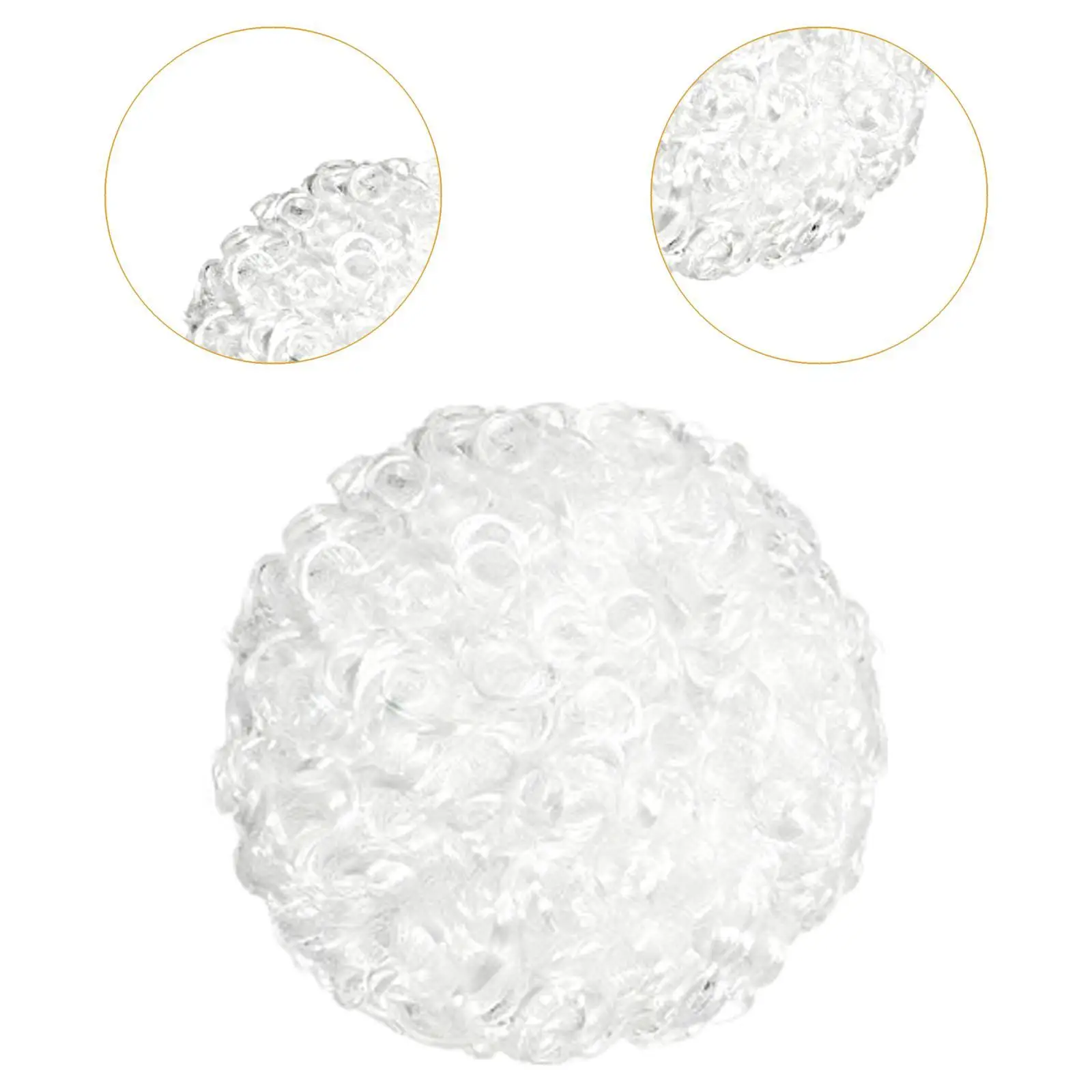 Parrucca da Babbo Natale portatile divertente per le vacanze di Natale per feste, festival, feste in maschera