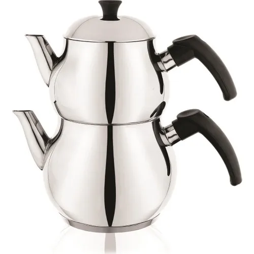 Schafer Base Steel Teapot Set-4 Prç.-Inox