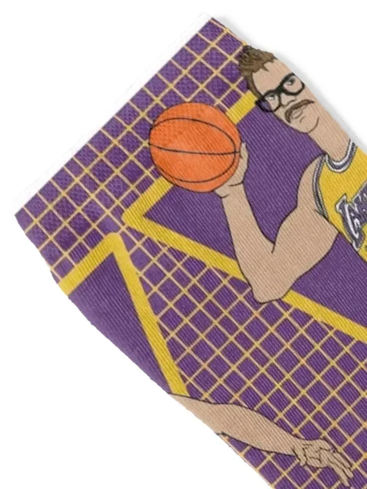 Kurt Rambis Graphic Socks men cotton high quality New year's Wholesale golf Socks For Men Women's