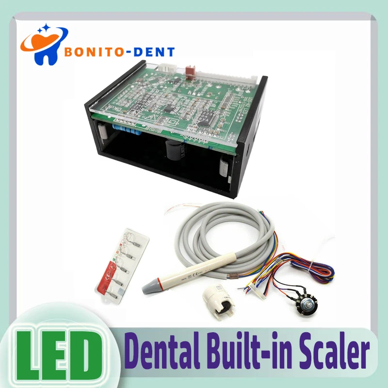 

Dental Ultrasonic Built In Scaler N2 LED With Ultra sonic Handpiece Fit EMS WOODPECKER Teeth Cleaning kits Dentistry Materials