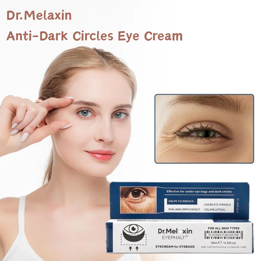 

Dr.Melaxin Anti-Dark Circles Eye Cream Removes Eye Bags Moisturizes Firms Removes Puffiness Beauty Eye Skin Care Original 10ml