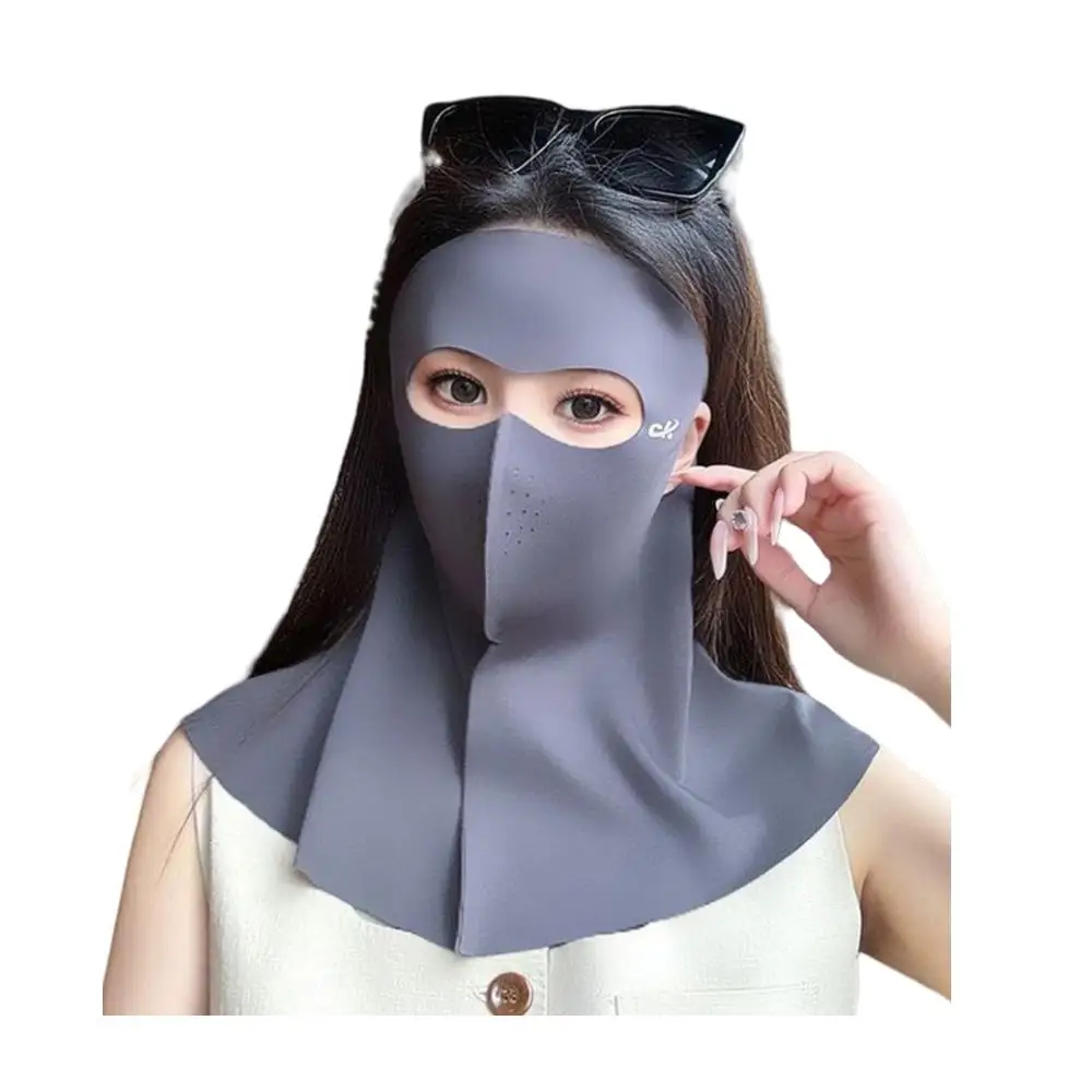 

Unisex Cycling Sunscree Breathable Anti-Uv Neck Scarf Summer Sun Protection Mask And Neck Scarf Combo Sunshade Full Face Masks