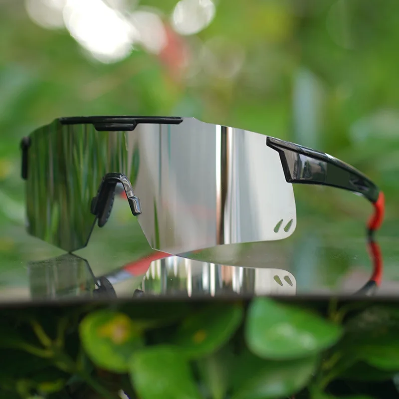 

Cycling Color Changing Glasses Outdoor Running Marathon Bicycle Windproof Sports Sunglasses Transparent Anti-Fog Goggles