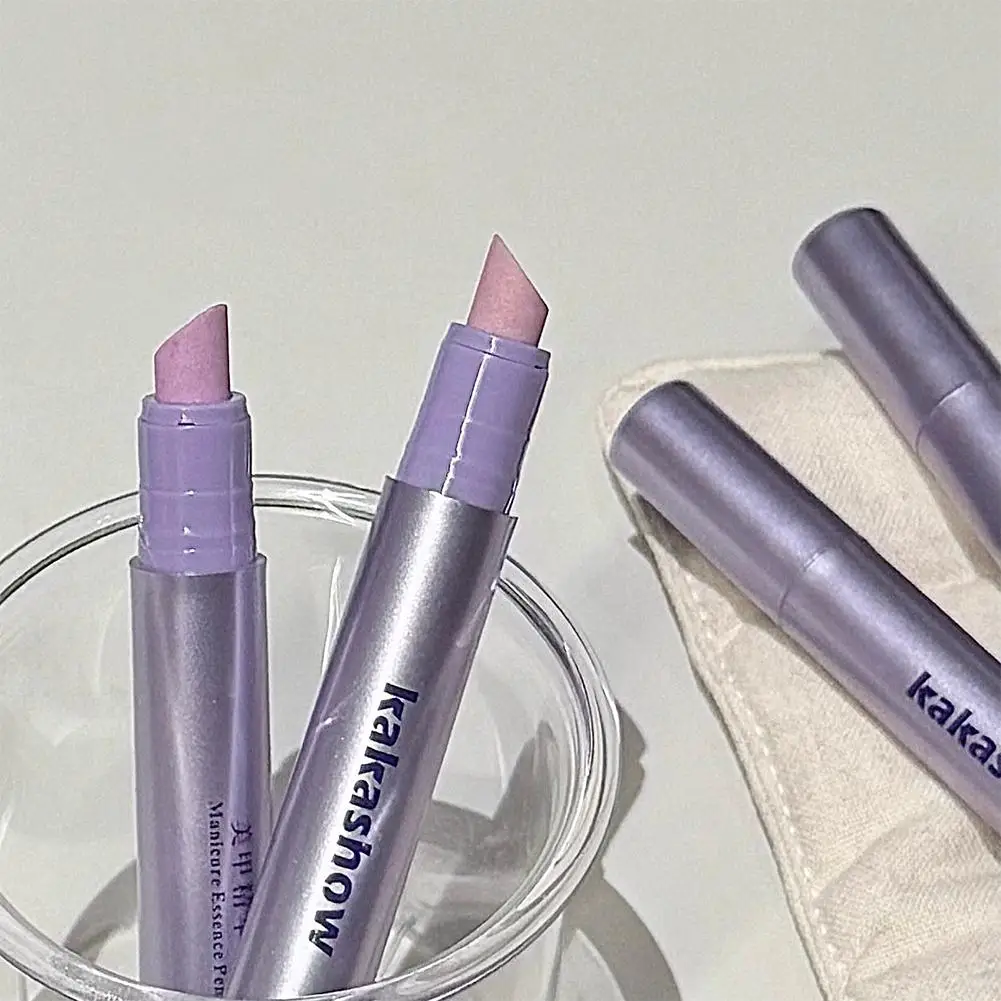 Stylo à huile pour cuticules et ongles, Essence 3 en 1, hydrate les ongles, dommages secs, dissolvant de cuticules, outil de manucure pour soins des ongles