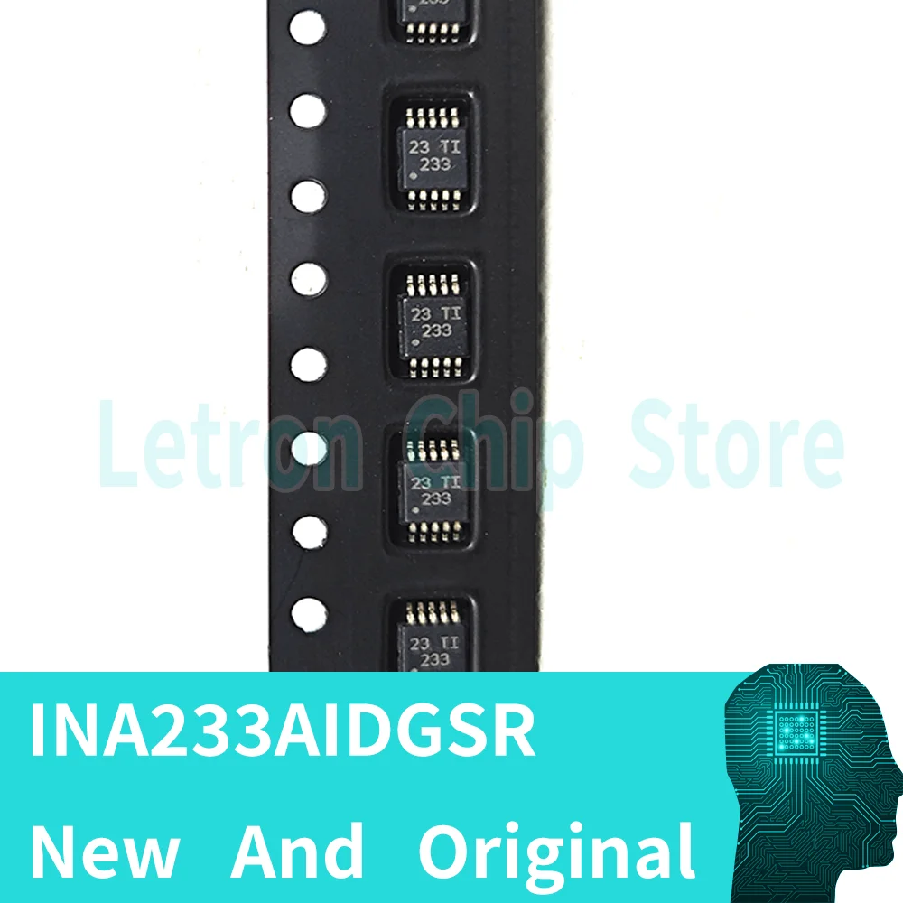 10PCS INA233AIDGSR INA233AID INA233 Current Sensor Voltage Monitor Vssop10 New Original IC Chip